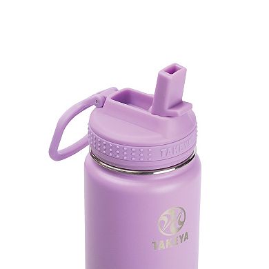 Takeya Actives 24-oz. Lilac Straw Water Bottle