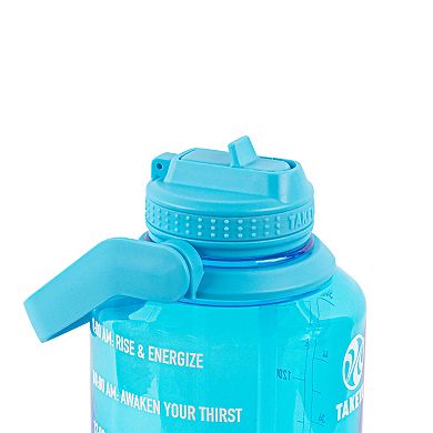 Takeya Tritan 64-oz. Motivational Straw Water Bottle