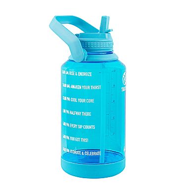 Takeya Tritan 64-oz. Motivational Straw Water Bottle