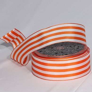 Shimmering French Wired Stripe Craft Ribbon 1.5" X 27 Yards