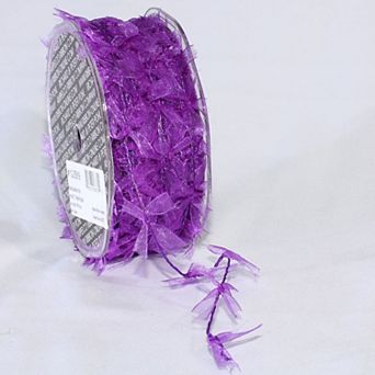 Sheer Wired Craft Ribbon Garland