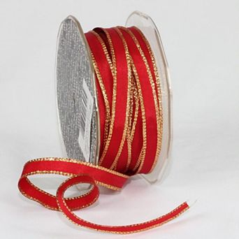 Gold French Wired Craft Ribbon 0.25" X 108 Yards