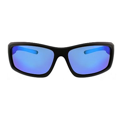 Men's Tek Gear® 62mm Plastic Sport Polarized Wrap Sunglasses