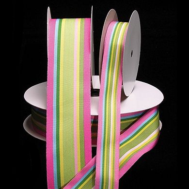 Striped Grosgrain Woven Craft Ribbon