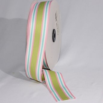 Striped Grosgrain Woven Craft Ribbon