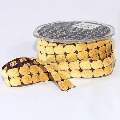 Blocks Woven Edge Craft Ribbon