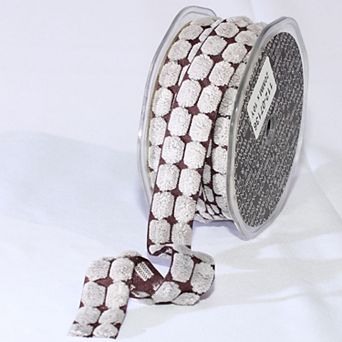Blocks Woven Edge Craft Ribbon
