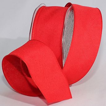 Solid Taffeta Wired Craft Ribbon