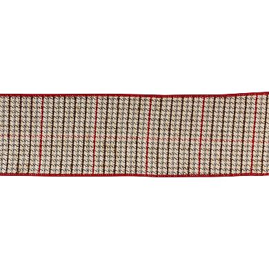 Holiday Theme Wired Polyester Ribbon