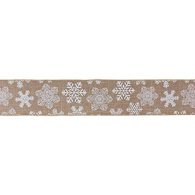 Wired Polyester Holiday Ribbon (Set Of 2)