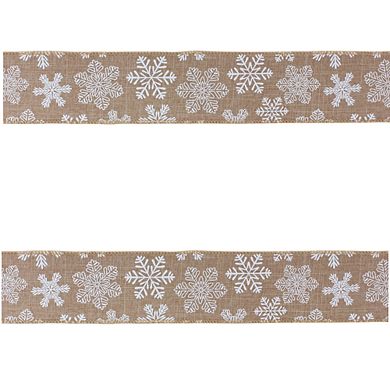 Wired Polyester Holiday Ribbon (Set Of 2)