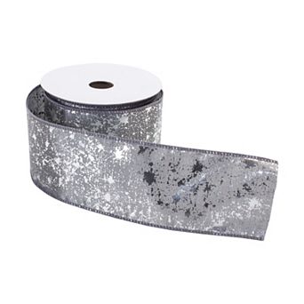 Wired Polyester Holiday Ribbon (Set Of 2)