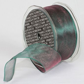 Diagonal Stripe Wired Edge Craft Ribbon