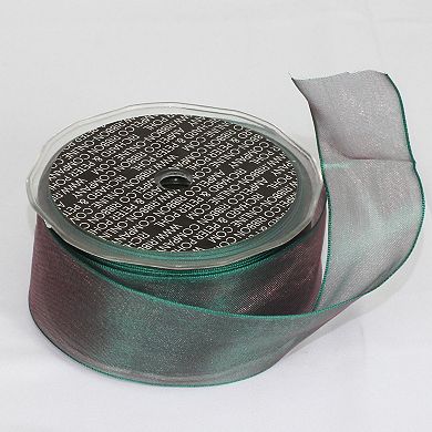 Diagonal Stripe Wired Edge Craft Ribbon