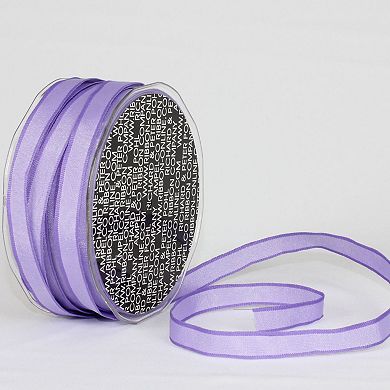 Lavender French Wired Ribbon 0.25" X 54 Yards
