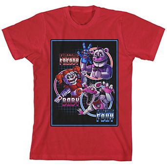 Boys 8-20 Five Nights at Freddys Fun Graphic Tee