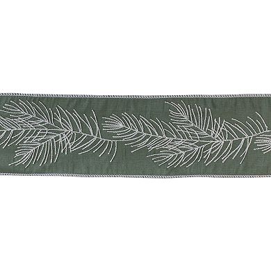 Wired Polyester Christmas Holiday Ribbon