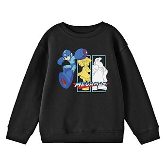 Boys 8-20 Mega Man Dr. Wily Dr. Light Long Sleeve Graphic Tee