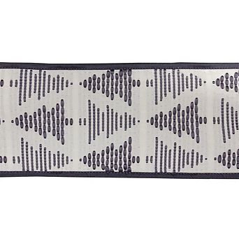 Grey Holiday Tree Wired Ribbon (set Of 2)