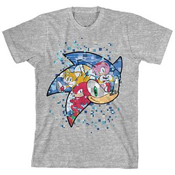 Boys 8-20 Sonic the Hedgehog Mosaic Graphic Tee