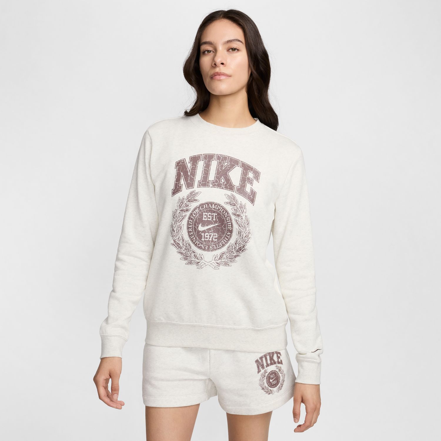 Women's Nike Sportswear Club Fleece Varsity Crewneck Sweatshirt
