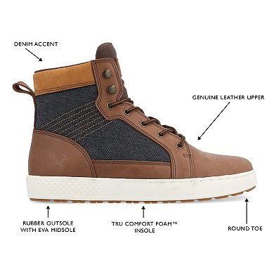Territory Latitude Men's Tru Comfort Foam Lace-Up Sneaker Boots