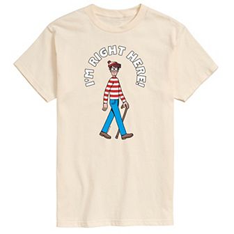 Men's Where's Waldo I'm Right Here Graphic Tee