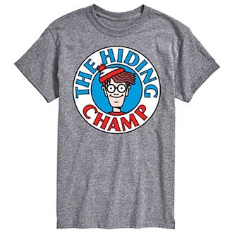 Men's Where's Waldo The Hiding Champ Graphic Tee