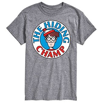 Men's Where's Waldo The Hiding Champ Graphic Tee