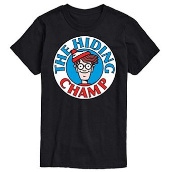 Men's Where's Waldo The Hiding Champ Graphic Tee