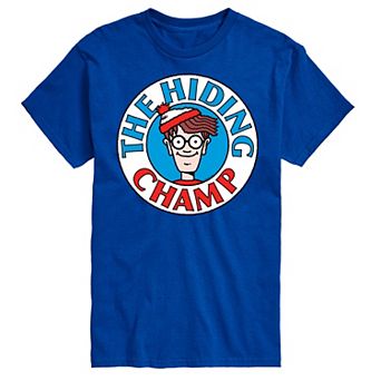 Men's Where's Waldo The Hiding Champ Graphic Tee