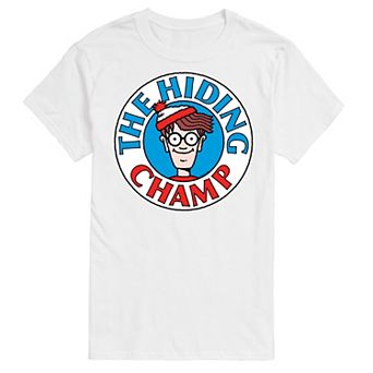 Men's Where's Waldo The Hiding Champ Graphic Tee