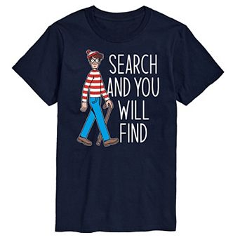 Men's Where's Waldo Search You Will Find Graphic Tee