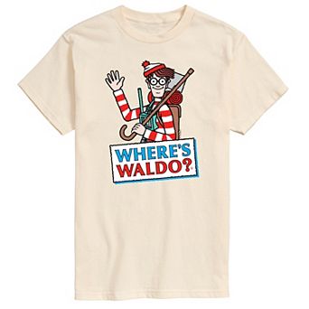 Men's Where's Waldo Logo Graphic Tee