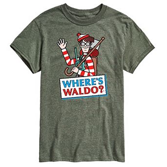 Men's Where's Waldo Logo Graphic Tee