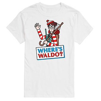 Men's Where's Waldo Logo Graphic Tee