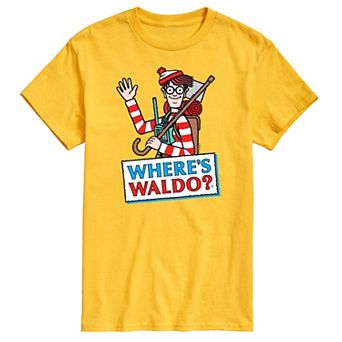 Men's Where's Waldo Logo Graphic Tee