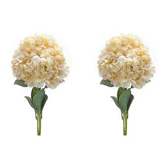 Melrose Set of 2 Hydrangea Floral Bushes