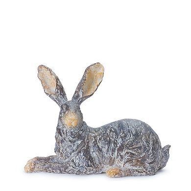 Melrose Garden Rabbit Figurine Table Decor 2-piece Set