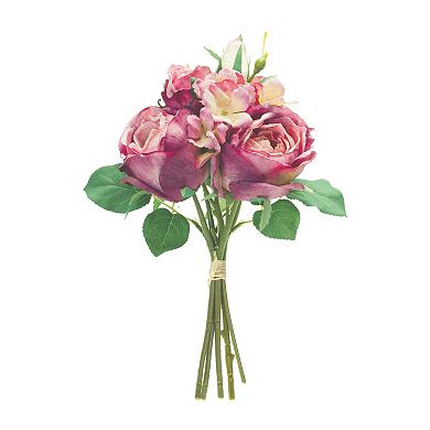 Melrose Artificial Rose Floral Bundle 6-piece Set