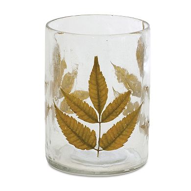 Melrose Leaf Candle Holder Table Decor 3-piece Set