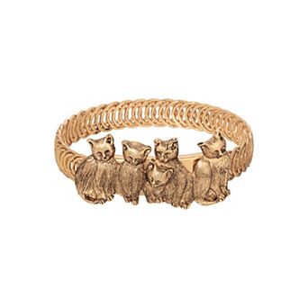 1928 Cat Wrap Bracelet