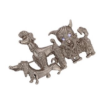 1928 Multiple Dog Pin