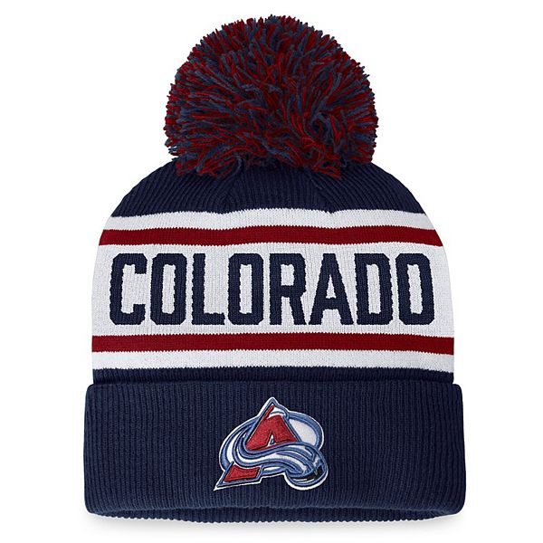 Women's Fanatics Branded Navy Colorado Avalanche Fundamental Cuffed