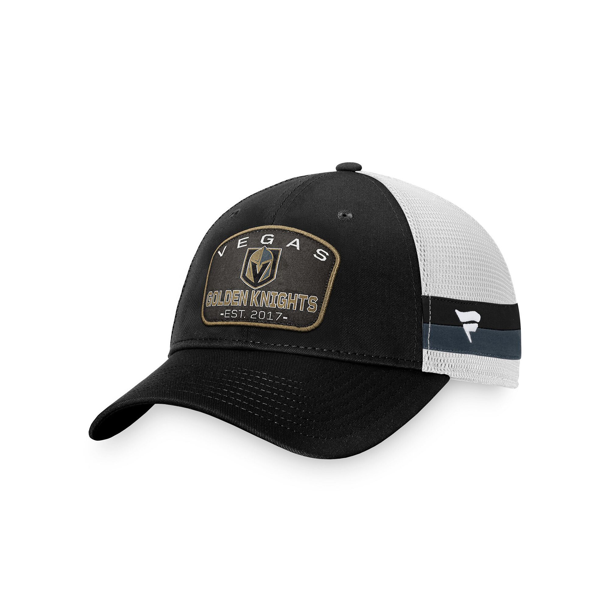 Mens Fanatics Branded Black/White Vegas Golden Knights Fundamental Striped