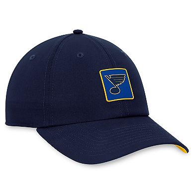 Men's Fanatics Branded Navy St. Louis Blues Authentic Pro Rink Adjustable Hat