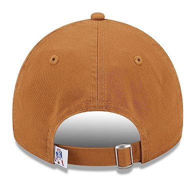 Women's New Era Brown New England Patriots Throwback Main Core Classic 2.0 9TWENTY Adjustable Hat