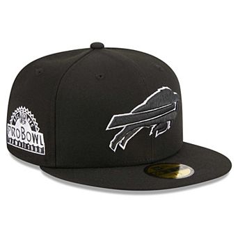 Men's New Era Black Buffalo Bills Main Patch 59FIFTY Fitted Hat