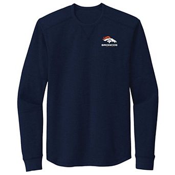 Men's Dunbrooke Navy Denver Broncos Cavalier Long Sleeve T-Shirt
