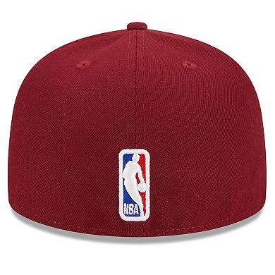 Men's New Era  Wine Cleveland Cavaliers 2023/24 City Edition Alternate 59FIFTY Fitted Hat